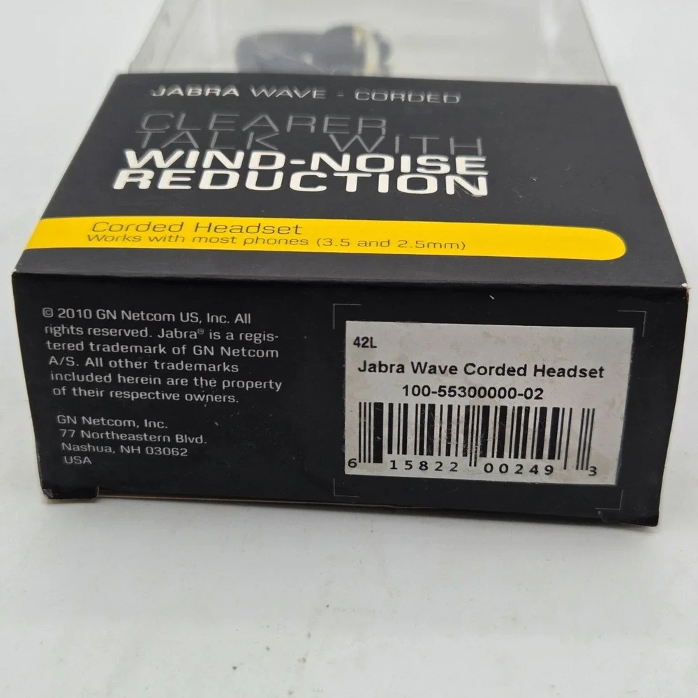 Jabra Wave Universal Corded 3.5mm Headset BRAND NEW in BOX